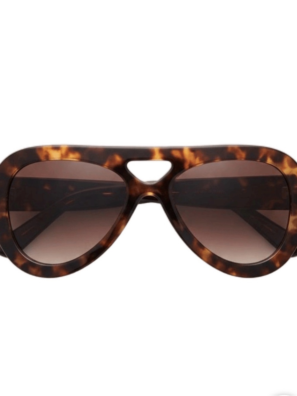 Derek Lam 10 Crosby Tortoiseshell Charlotte Aviator Sunglasses, NWOT